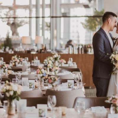 bride and groom dance