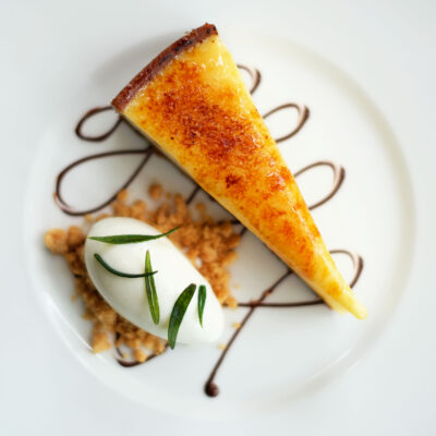 CARAMELISED LEMON TART