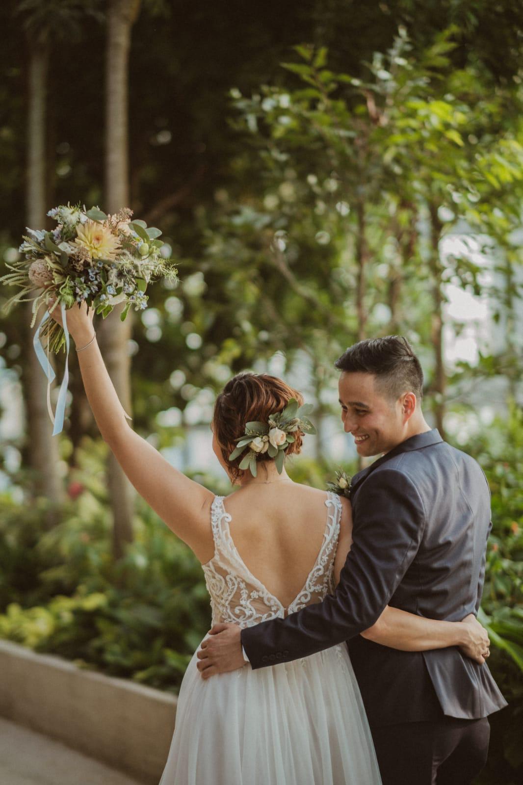 bride and groom